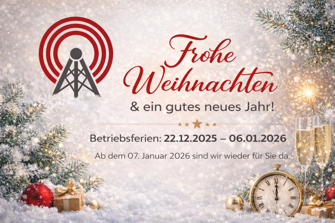 Frohe Weihnachten und ein erfolgreichen Start ins neue Jahr!