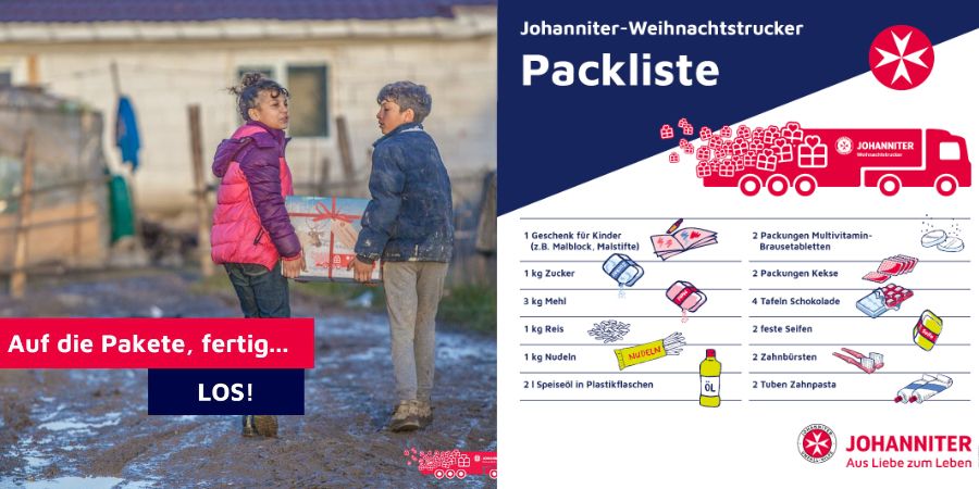 Startschuss für den Johanniter-Weihnachtstrucker 2023