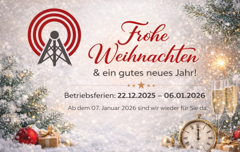 Frohe Weihnachten und ein erfolgreichen Start ins neue Jahr!
